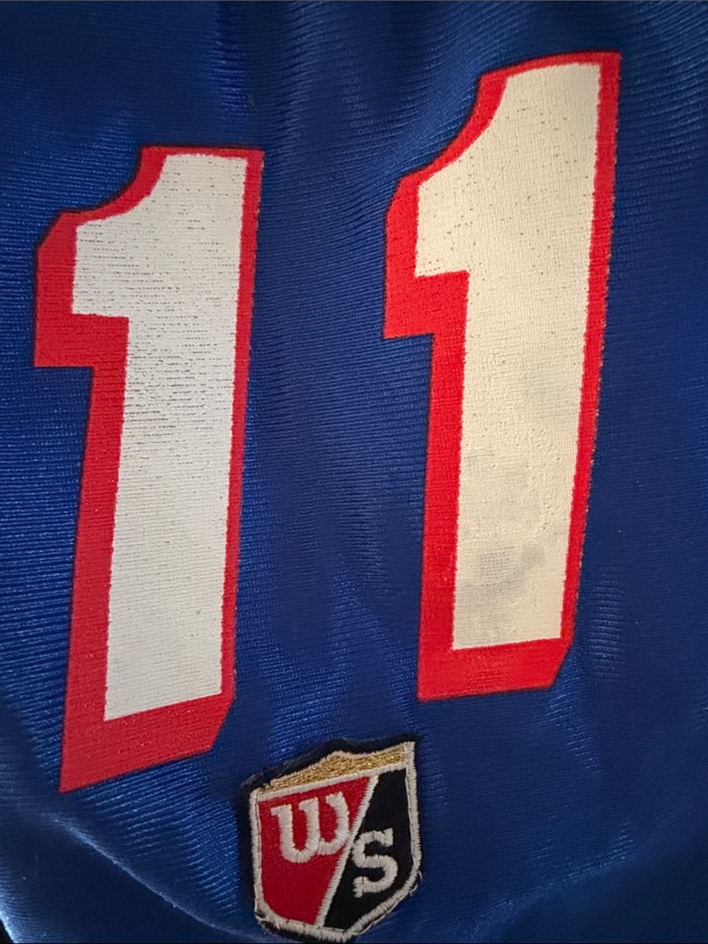 Vintage 90s Drew Bledsoe New England Patriots Wilson Jersey USA Made Size Medium - Picture 9 of 12